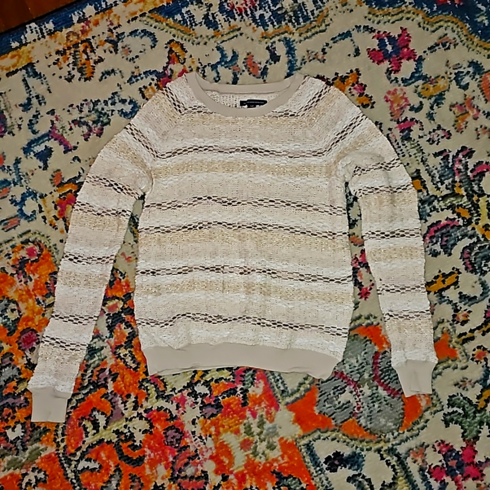 Metallic Detailing Sweater